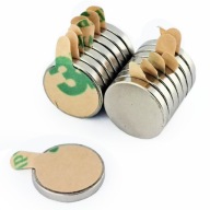 NEODYMOVÝ MAGNET 10x1,5 S LEPOM N38 - 15 KS