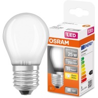 LED žiarovka SMALL BALL E27 2,5W = 25W 2700K OSRAM