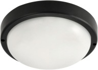 LED stropné svietidlo pre garáž v suteréne LED okrúhle 15W 6000K IP54 čierne