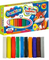 BAMBINO Štvorcová PLASTICINA 10 col