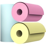 3x FAREBNÉ FAREBNÉ TEPELNE CITLIVÉ FAREBNÉ KAZETY NA TEPELNÝ PAPIER DO TLAČIARNE DRUKUŚ