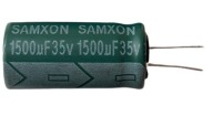 kondenzátor 1500uF 35V 10x20 samxon LoEsr