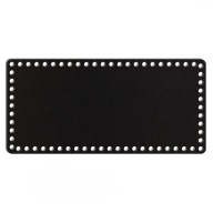 čierny základný košík dno 19x40cm HDF obdĺžnik