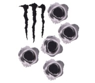 Samolepka Monster UV Bullet Marks