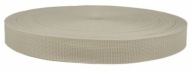 Kožená páska 3 cm 30 mm - béžová