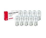 HALOGÉNOVÉ ŽIAROVKY W5W T10 5W W2.1x9.5d 24V 10ks