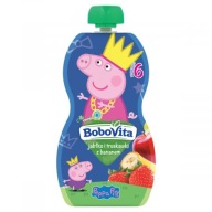 Peppa Pig Jablkovo-jahodová pena s banánom 100g Bobovita