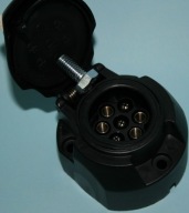 Zásuvka na pripojenie háku 7 pin 12v plast W-wa