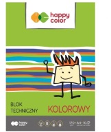 Technický blok A4, farebný, 10 listov