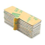 NEODYMOVÝ MAGNET 30x10x1mm 3M LEPIDLO samolepiace HUNTER - 10KS