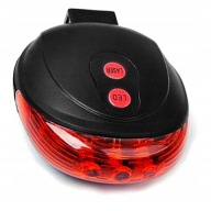 G2D47 LASEROVÁ BICYKLE LAMPA ČERVENÁ LASEROVÁ LED