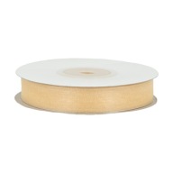ŠIFÓNOVÁ STUHA BÉŽOVÁ polyesterová STUHA 12mm ORGANZA 3006