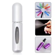 PARFUME ATOMIZER Fľaštička s dávkovačom parfumov 5 ml, matná strieborná