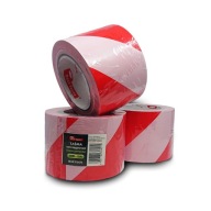 VÝSTRAŽNÁ OZNAČOVACIA PÁSKA ČISTÁ BIELA ​​ČERVENÁ 80 mm x 200 MB SILNÁ
