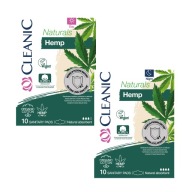 Súprava CLEANIC Naturals Organic Night & Day dámskych hygienických vložiek