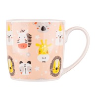 Hrnček pre dieťa ako darček safari zvieratká Altom Design porcelán 250 ml
