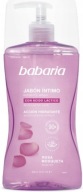 BABARIA TEKUTÉ MYDLO PRE INtímnu HYGIENU divoká ruža kyselina mliečna 300 ml