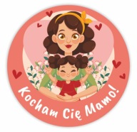NÁLEPKY KU DŇU MATIEK - MILUJEM ŤA MAMIČKA! (24 kusov)
