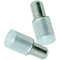 16mm policové kolíky CHROME s krytom FI5 policové kolíky bal. 50 ks