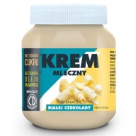 Krém s príchuťou bielej čokolády bez pridaného cukru