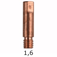 MIG MAG M6 CURRENT END, dĺžka 25mm 1,6mm; 1 kus
