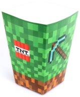 Narodeniny v krabičkách na pukance Pixels Minecraft