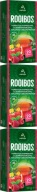 Bylinkový čaj vo vrecúškach Astra Rooibos malina a grapefruit 20 ks x3