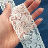ČIPKA ELASTICKÁ 6 CM - BIELA