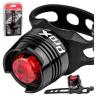 ZADNÁ MINI BICYKLOVÁ LAMPA PROX NAOS R 1xLED HLINÍKOVÁ BATÉRIA PREVÁDZANÁ