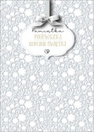 Očarujúce karty Communion jemne zdobené DK894