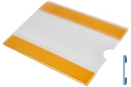 VRECKO NA PLAKÁT C A6 LEVEL PLEXI S PÁSKOU S PRSTOVÝM STRIHOM - A6 PLEXI