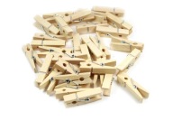 Klipy na drevo 30 KS 3,5CM NATURAL