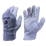 MONTÁŽNE RUKAVICE KOŽA/BAVLNA TK LEMUR VEĽKOSŤ 9