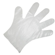 JEDNORÁZOVÉ OCHRANNÉ RUKAVICE HDPE 100 KS