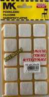 PREMIUM PLSTENÉ VLOŽKY 25X25 BIELE