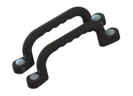 SLNKO - IHRISKO RÚČKY 240 mm - 2 ks S ČIERNYMI SKRUTKAMI GY