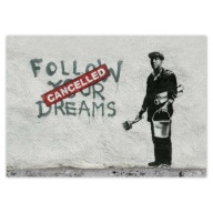 Nálepky A5 LEVEL Banksy Follow Your Dreams