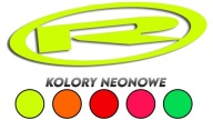 Vysekaná nálepka s logom RIEJU v neónových farbách