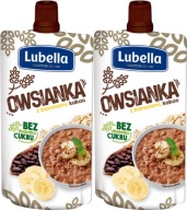 Lubella Mousse Ovsené vločky kakaový banán 100g x 2