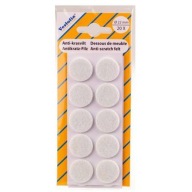 SAMOLEPIACIE NÁBYTSKÉ PODLOŽKY, PLST, 20 KS. 22 mm
