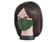 DVOJVRSTVOVÁ TENKÁ MASKA ZELENÁ M/L