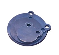 SET GONG strelecký terč oceľový 5mm fi 50, 80, 100