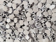 Zips KOVOVÝ 3mm BIELY BEZ NÁDRŽE na PÁSKU NA POSTELI 50 ks
