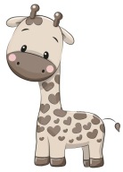 NÁLEPKA NA OKENNÉ ZRKADLO SKLO ŽIRAFA ZOO SAFARI