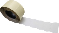 Páska do dvojradového etiketovacieho stroja 26x16mm, vlnité etikety, biela, cena 5 ks