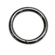Kruh 40mm drôt 6mm Kovové krajčírstvo 5 ks