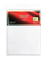 Nastrihaná plátno 12ct (46/10cm) BIELA ​​výšivka