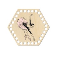 BSZ467-UV Základňa košíka - šesťhran 15,3x13,4cm - ba