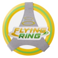 Lietajúci vrhací ringo disk, žltý, 29 cm, MIX FARIEB
