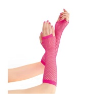 RUŽOVÉ prelamované bezprsté rukavice MITTS dekorácia outfit prevlek